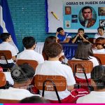 Estrellas Nacionales de Karate comparten con Estudiante de Secundaria del Instituto o Gaspar García Laviana de Managua