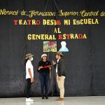 Estudiantes normalistas presentan obra teatral de la vida del Gral. José Dolores Estrada