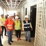 Verifican avance en la construcción del Centro Educativo Isabel Lizano de Chinandega