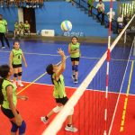 Se realizan competencias de mini voleibol en Juegos Escolares Nacionales de Primaria