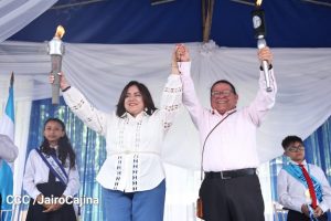 Nicaragua y Honduras celebran 204 Aniversario de Independencia con recorrido de Antorcha Centroamericana de la Libertad y la Paz