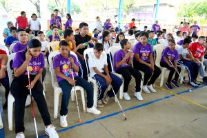 Escuela de Educación Especial Melania Morales celebra Día Internacional del Bastón Blanco