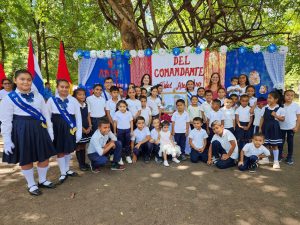 Embajada de Cuba conmemora junto a comunidad educativa de Boaco el Noveno Aniversario del Tránsito a la Inmortalidad del Comandante Fidel Castro Ruz