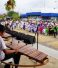 Estudiantes de Masaya celebran a la Patria al son de las marimbas