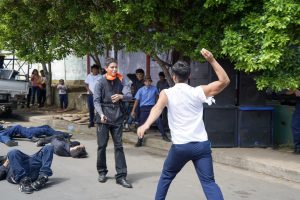 Estudiantes del Distrito VII de Managua honran a los héroes de la Batalla de San Jacinto