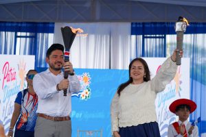 Antorcha Centroamericana de la Libertad ilumina Frontera de Nicaragua y Costa Rica