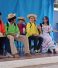 Estudiantes del Colegio República de Cuba rinden homenaje al huipil con una puesta en escena
